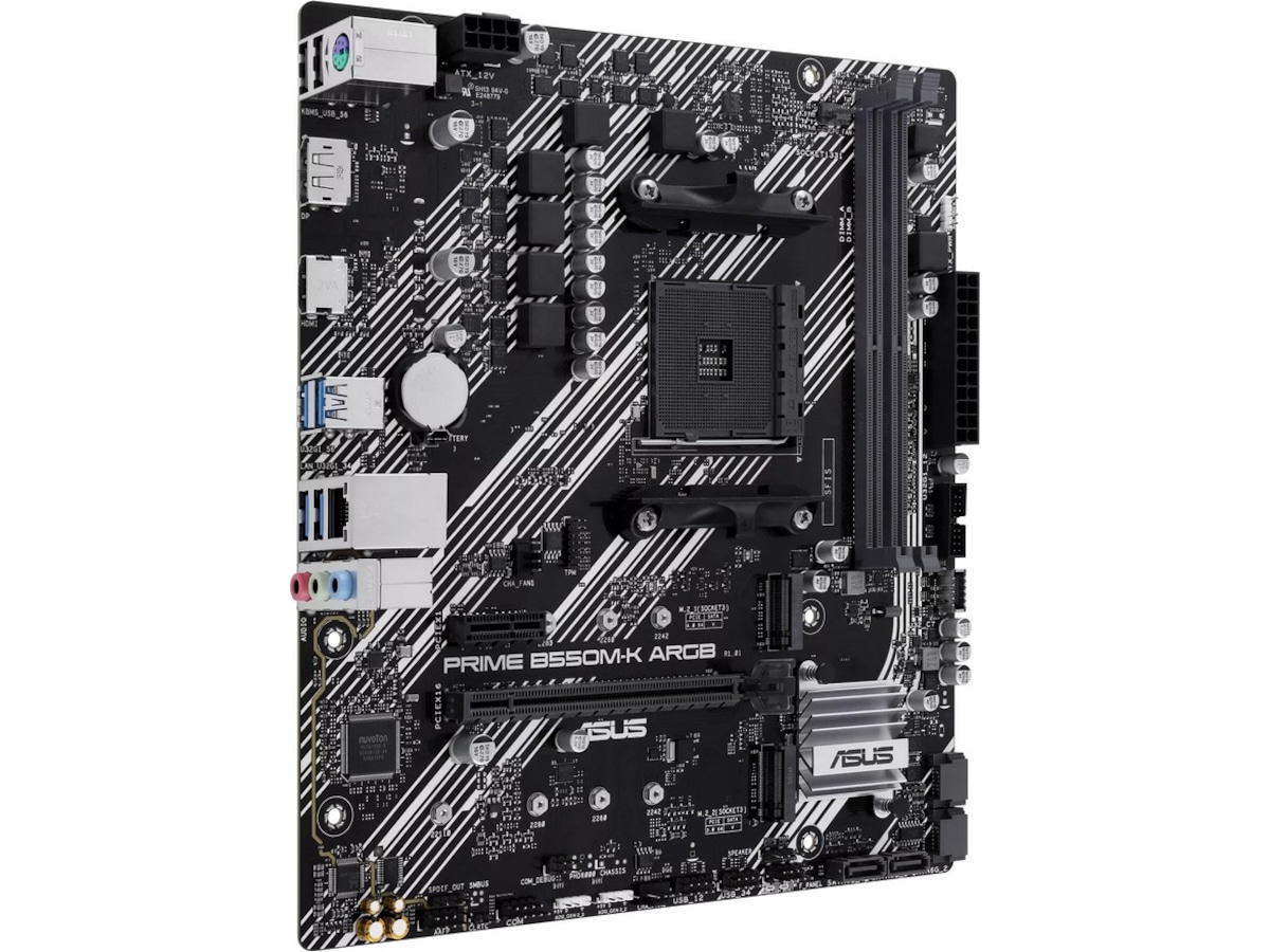 ASUS PRIME B550M-K ARGB Moderkort AMD Socket
