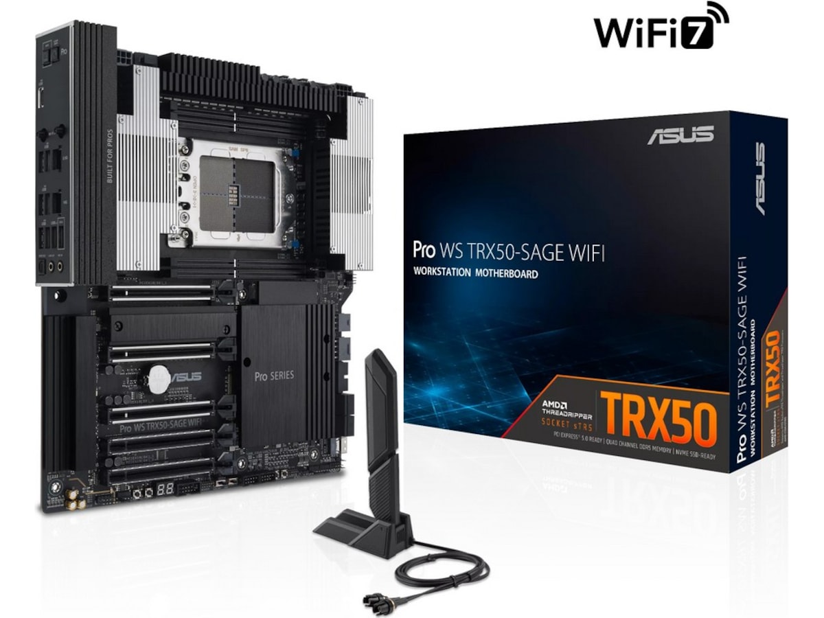 ASUS Pro WS TRX50-SAGE WIFI Moderkort AMD Socket