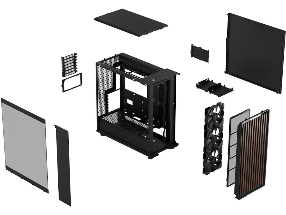 Fractal Design North XL TG Dark Mid Tower(svart) Midi tower
