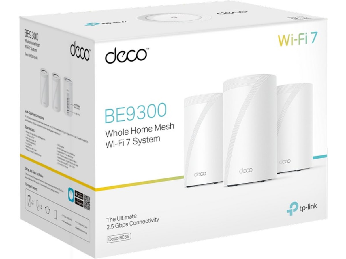TP-Link Deco BE65 Wi-Fi 7 Mesh 3-pack Router