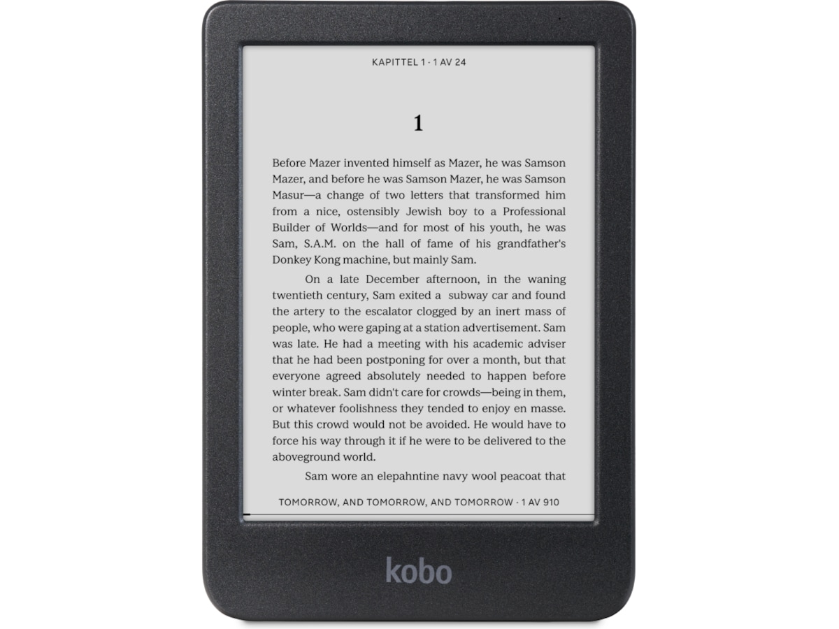 Kobo Clara BW 6" 16GB (svart) E-bokläsare