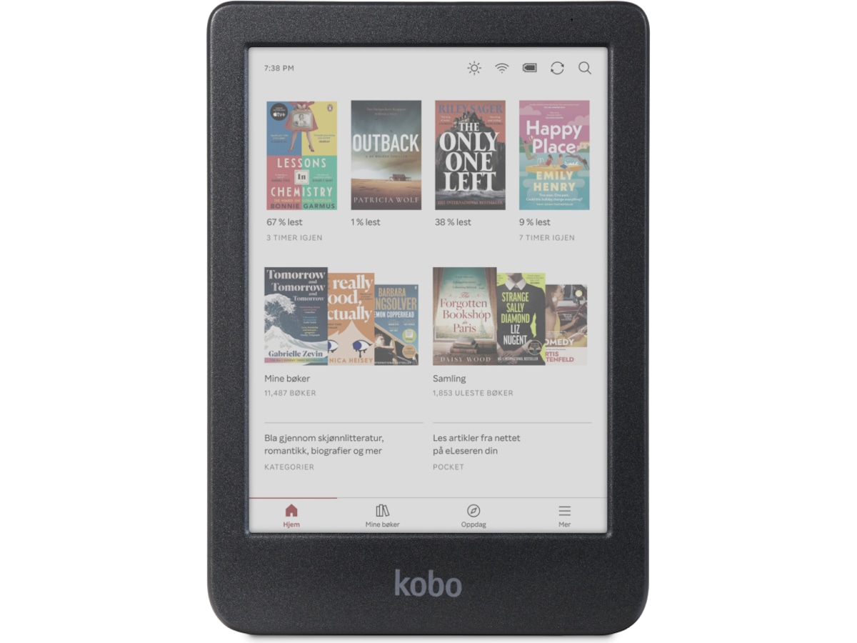 Kobo Clara Colour 6" 16GB (svart) E-bokläsare