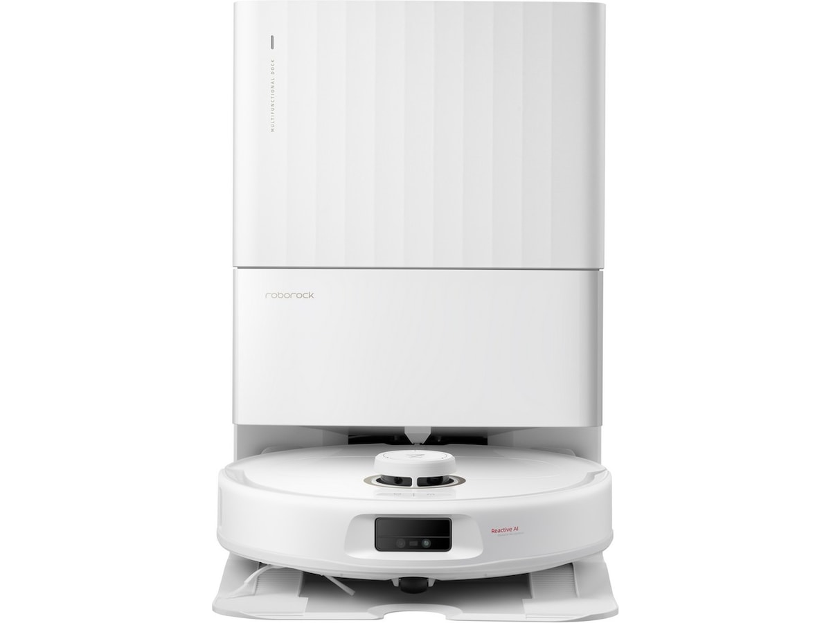 Roborock Qrevo MaxV Robotdammsugare (vit) Robotdammsugare