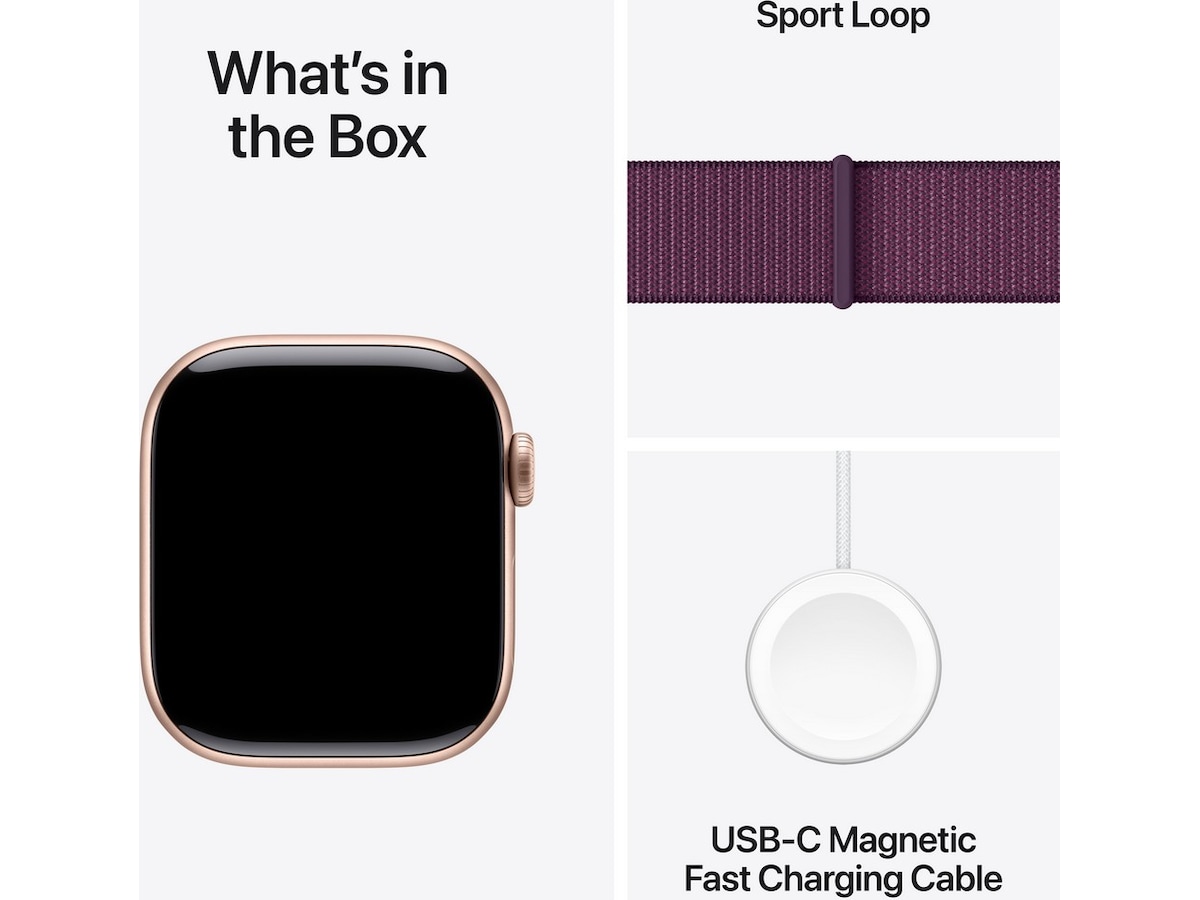 Apple Watch Series 10 GPS 42mm Aluminium (roséguld) Smartwatches