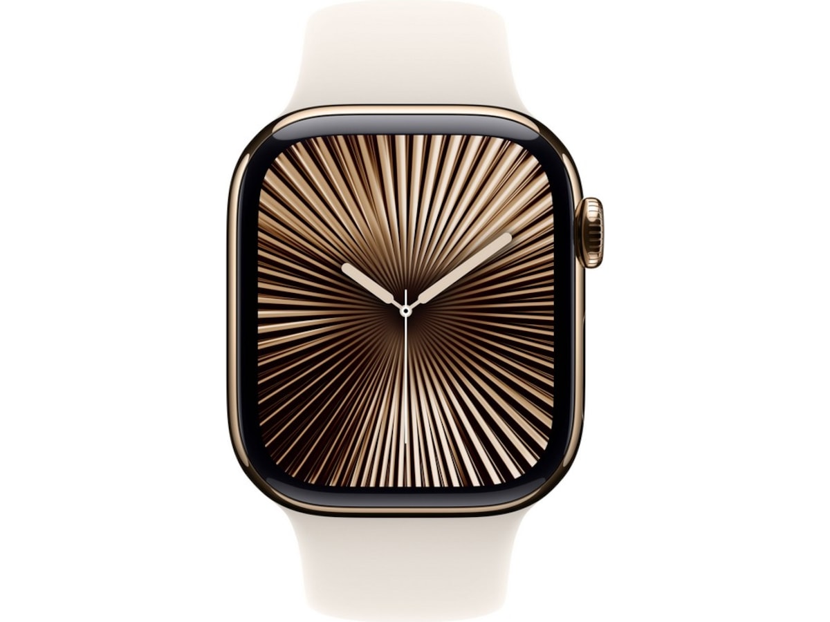 Apple Watch Series 10 GPS + LTE 42mm Titan (guld) Smartwatches