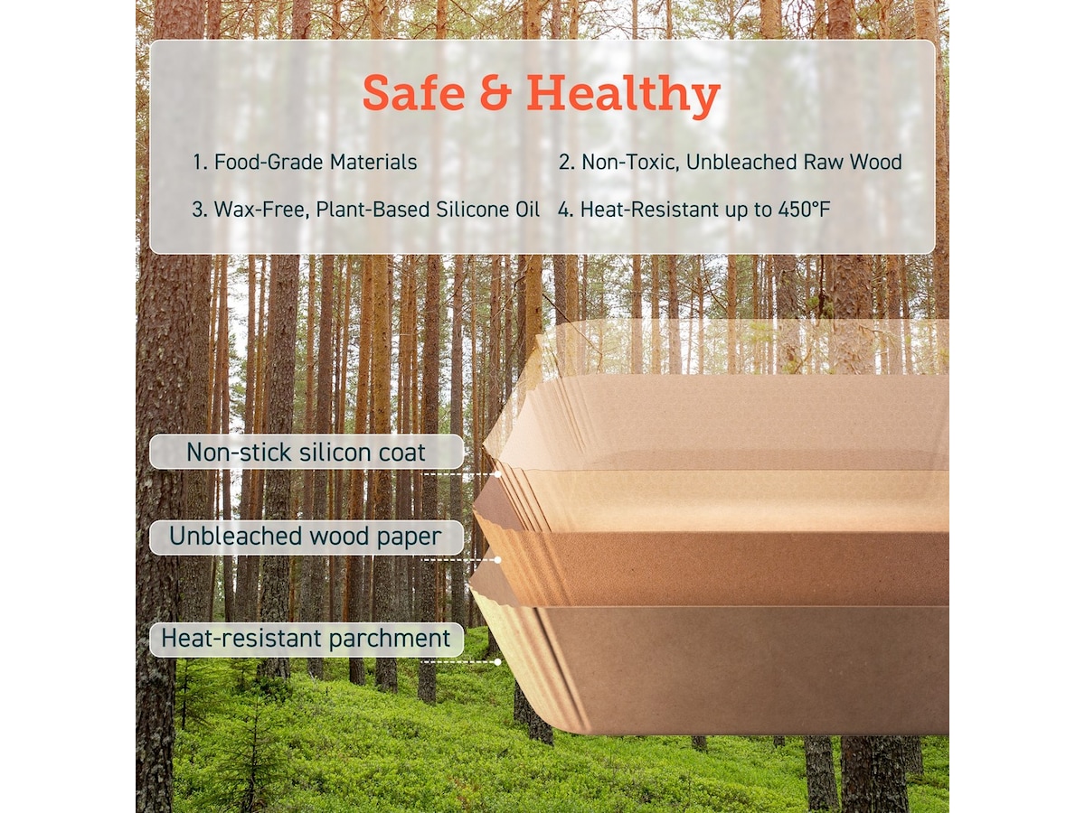 Cosori Airfryer Bakpapper Square 100pk Tillbehör till airfryer