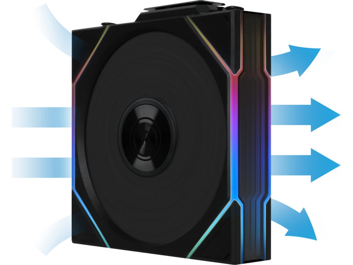 Lian Li UNI FAN TL Wireless 3pk (svart) Fläkt