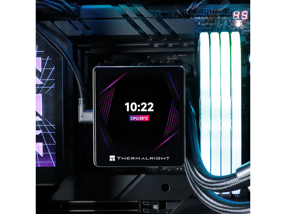 Thermalright Grand Vision 360 Argb CPU Kylare (svart) CPU - Vattenkylning