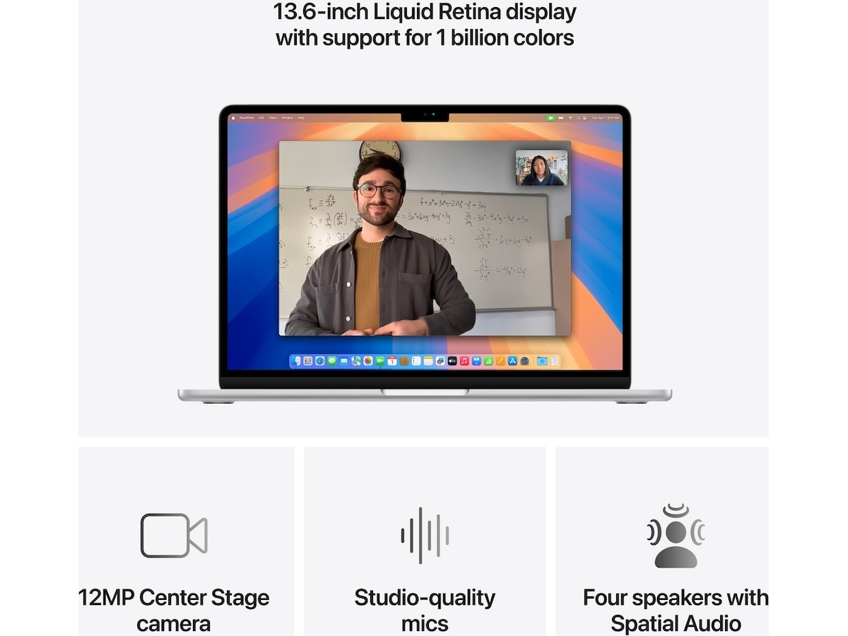 MacBook Air 13" M4 (2025) 256GB (silver) Datorer - Bärbara / laptop