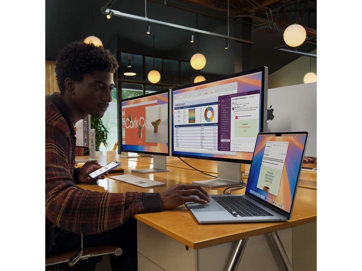 MacBook Air 15" (M4) 512GB (midnatt) Datorer - Bärbara / laptop