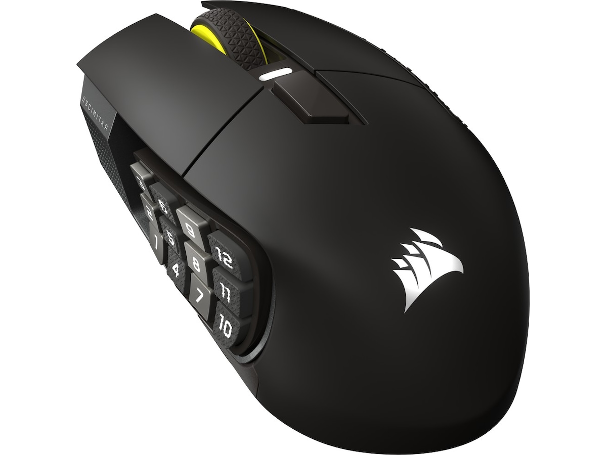 Corsair Scimitar Elite trådlös  gamingmus (gun metal) Gamingmus