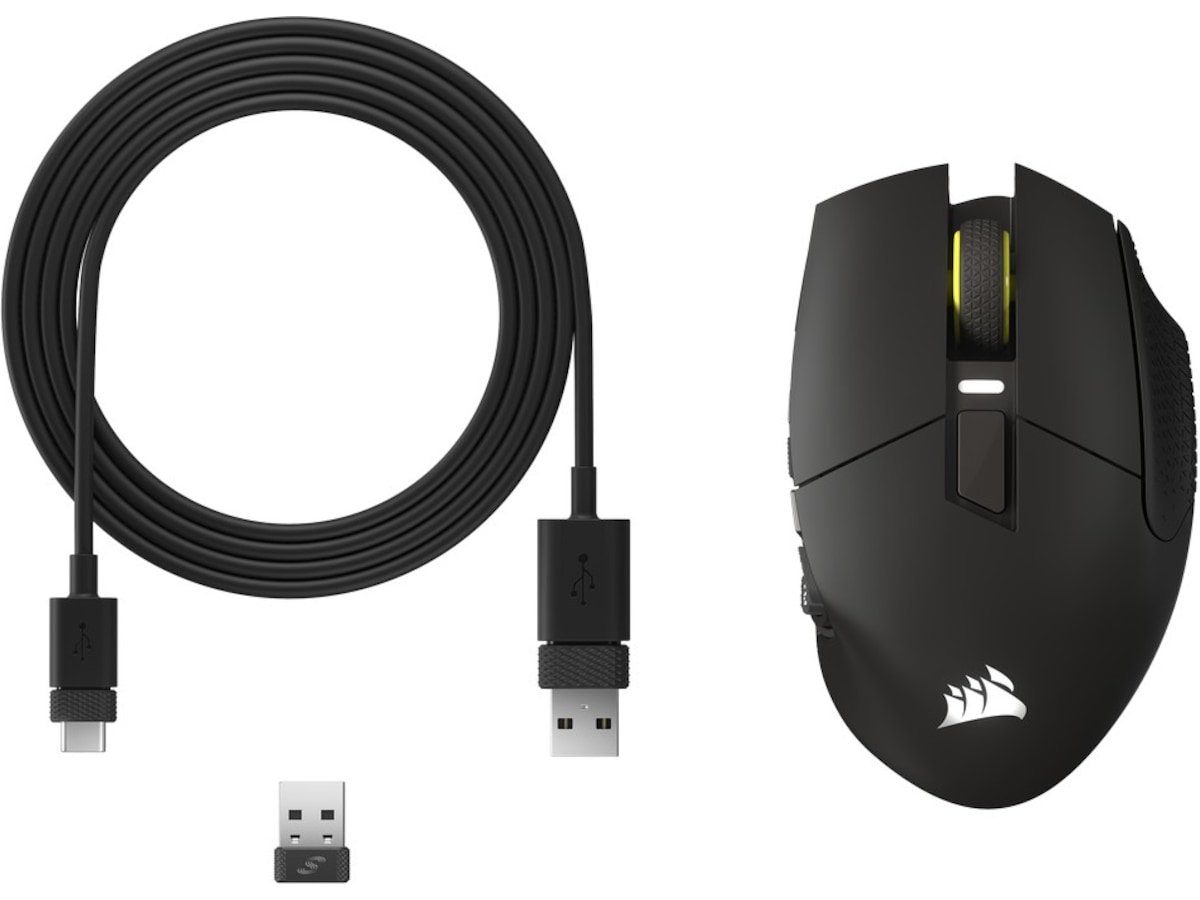 Corsair Scimitar Elite trådlös  gamingmus (gun metal) Gamingmus