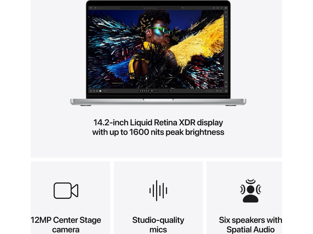 Macbook Pro 14 M4 Pro (2024) 512GB (silver) Datorer - Bärbara / laptop