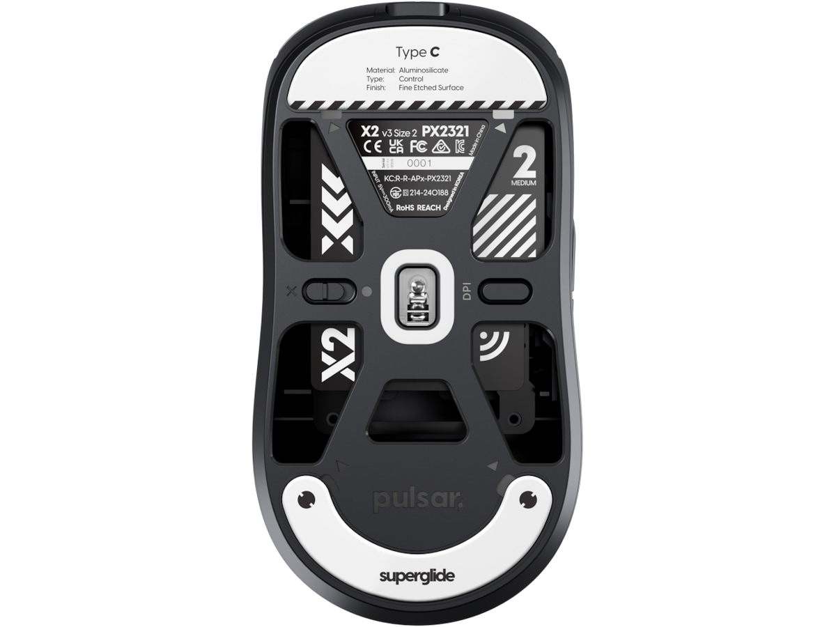 Pulsar Superglide Type-C X2 Series (vit) Tillbehör till gaming tangentbord och mus