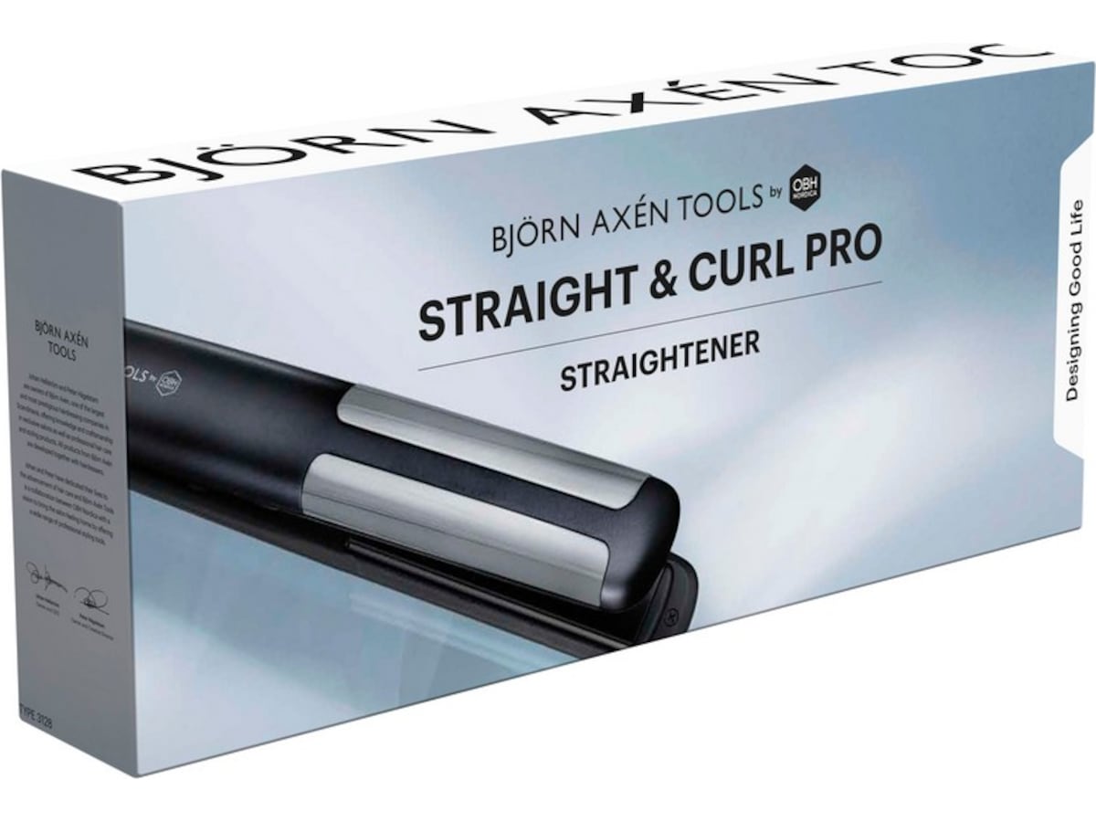 OBH NORDICA Björn Axén Tools Straight & Curl Pro plattång Hårvård & styling