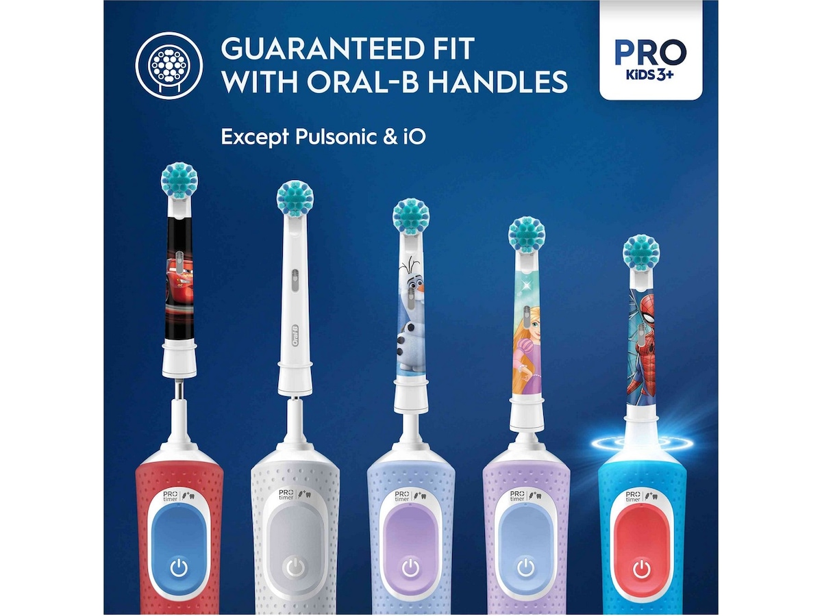 Oral-B Spiderman påfyllning tandborsthuvuden 4 pack Tandborsthuvud