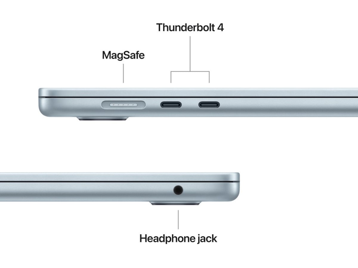 MacBook Air 15" M4 (2025) 256GB (himmelsblå) -B-Grade Demo bärbara datorer