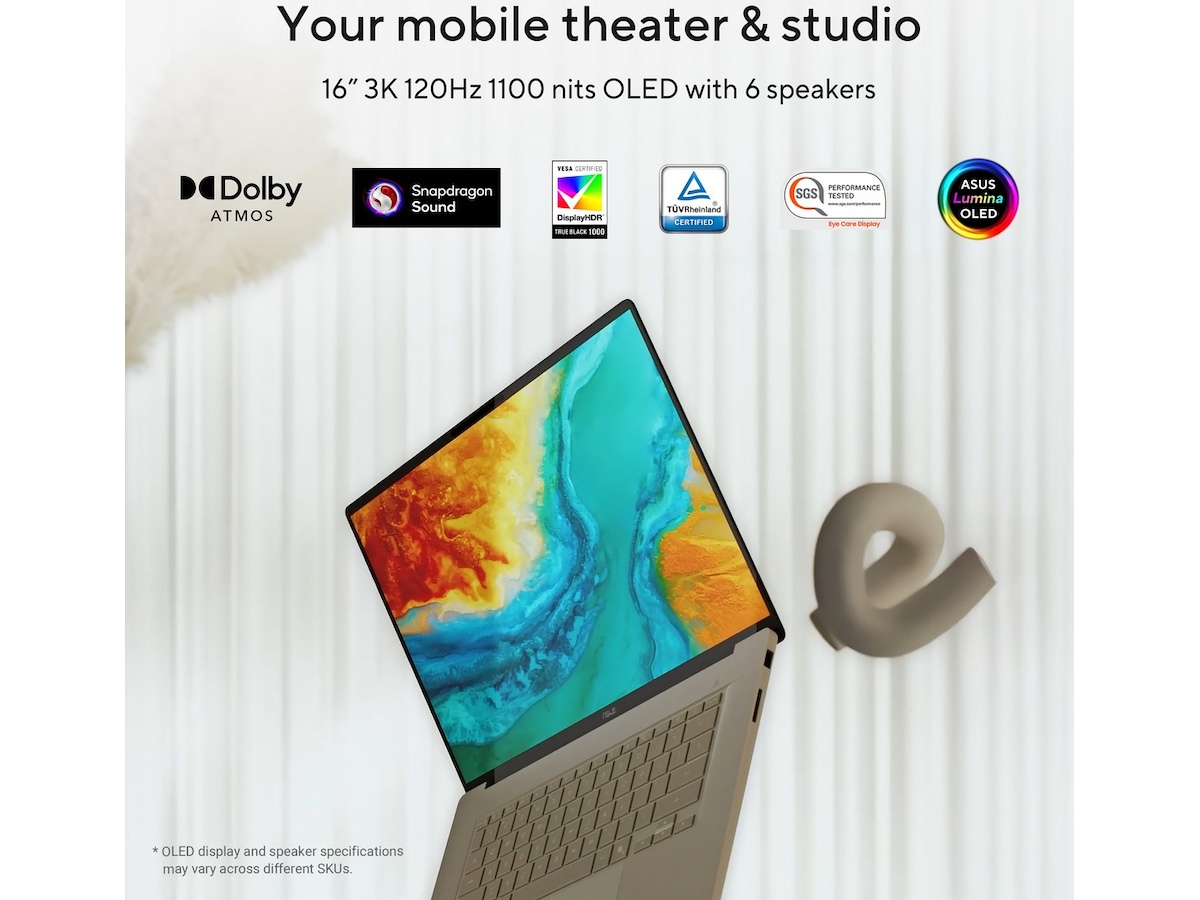 ASUS Zenbook A16 UX3607OA 16" 3K OLED Datorer - Bärbara / laptop