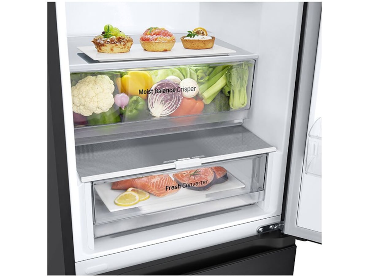 LG GBV3100EEP kombiskåp (Matte black) Kyl & frys kombiskåp