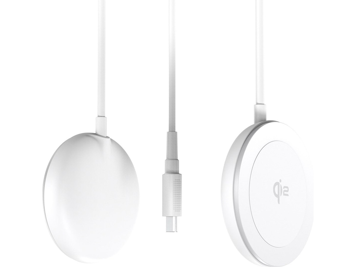 Andersson Qi2 15W Trådlös laddare (vit) Trådlös laddare