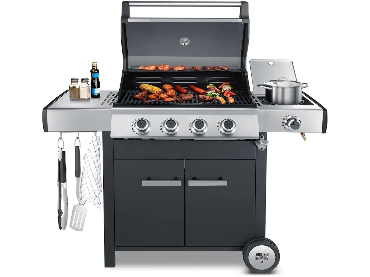 Austin and Barbeque AABQ Classic 4+1B gasgrill Utomhusgrillar