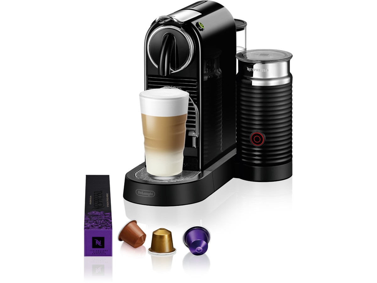 NESPRESSO CitiZ&milk från DeLonghi® Kapselmaskin (svart) Kapselmaskiner