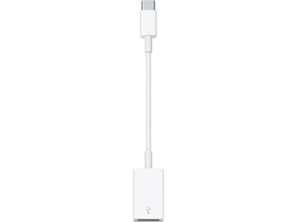 Apple USB-C till USB-A adapter (vit) Kabel adapter och övergångar