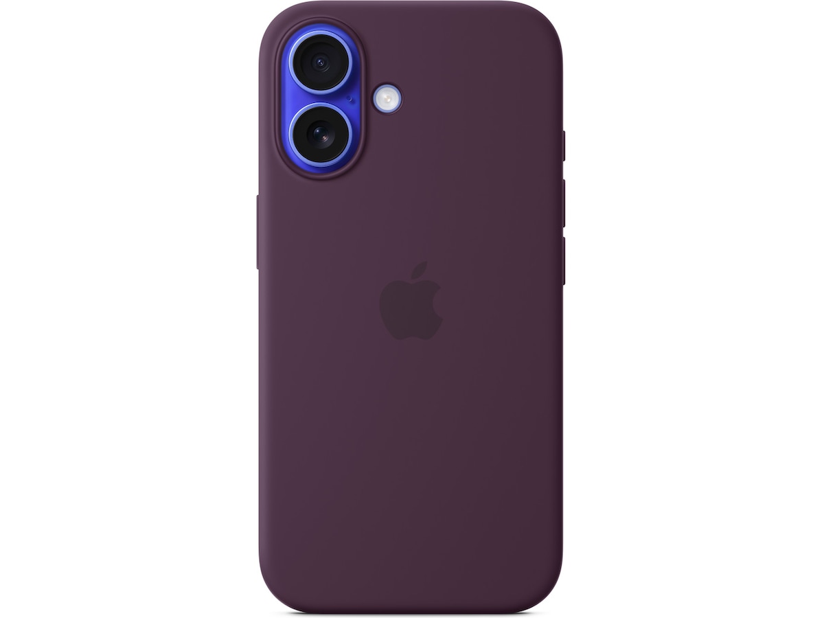 Apple iPhone 16 Silikonskal (plommon) Mobilskal