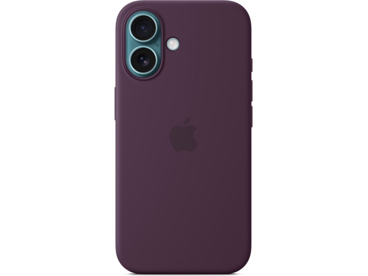 Apple iPhone 16 Silikonskal (plommon) Mobilskal