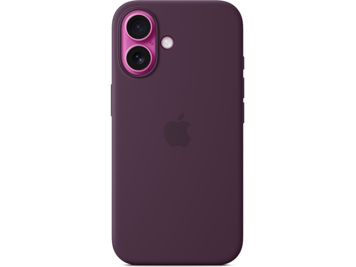 Apple iPhone 16 Silikonskal (plommon) Mobilskal