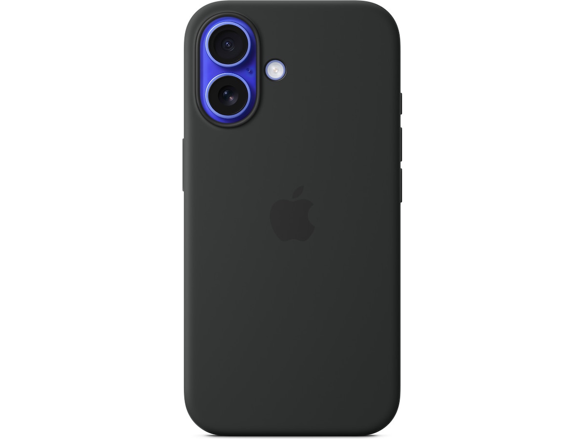 Apple iPhone 16 Silikonskal (svart) Mobilskal