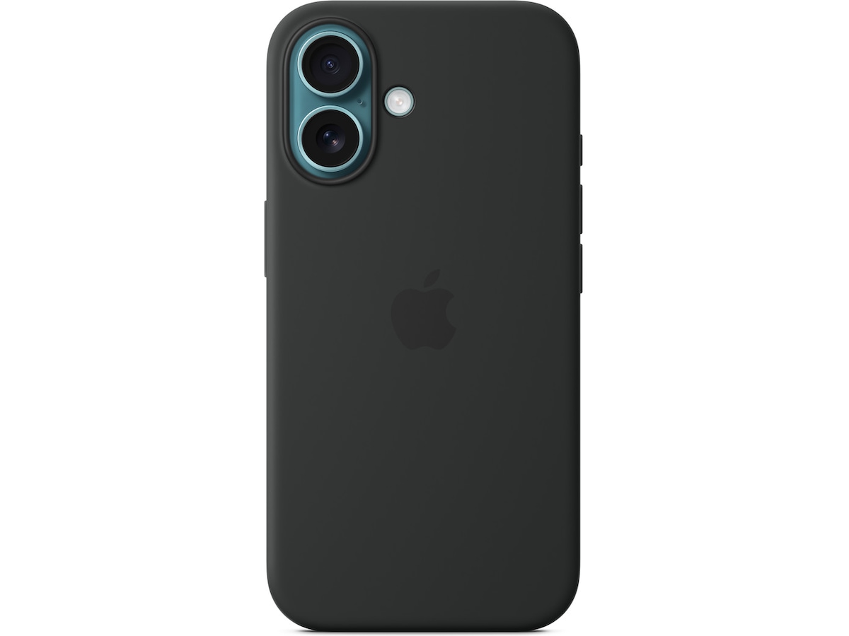 Apple iPhone 16 Silikonskal (svart) Mobilskal