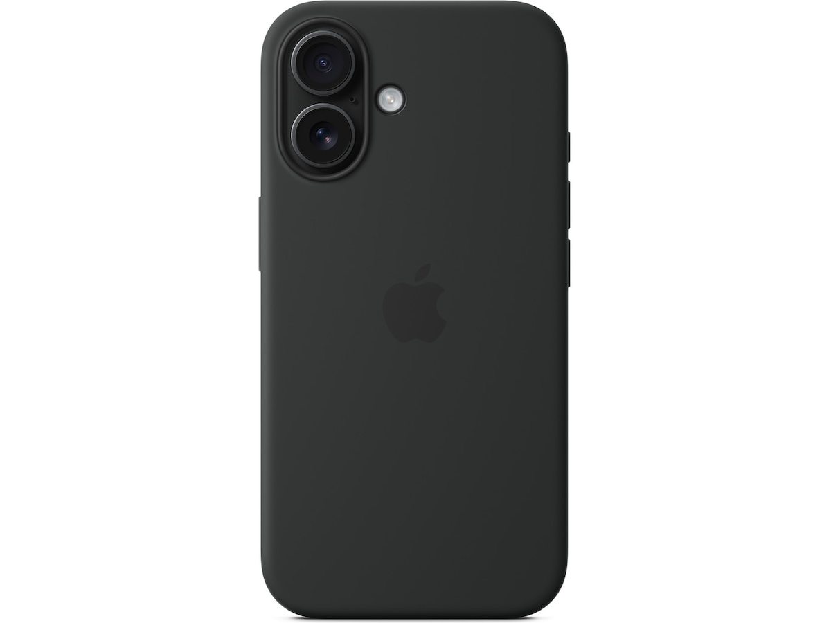 Apple iPhone 16 Silikonskal (svart) Mobilskal