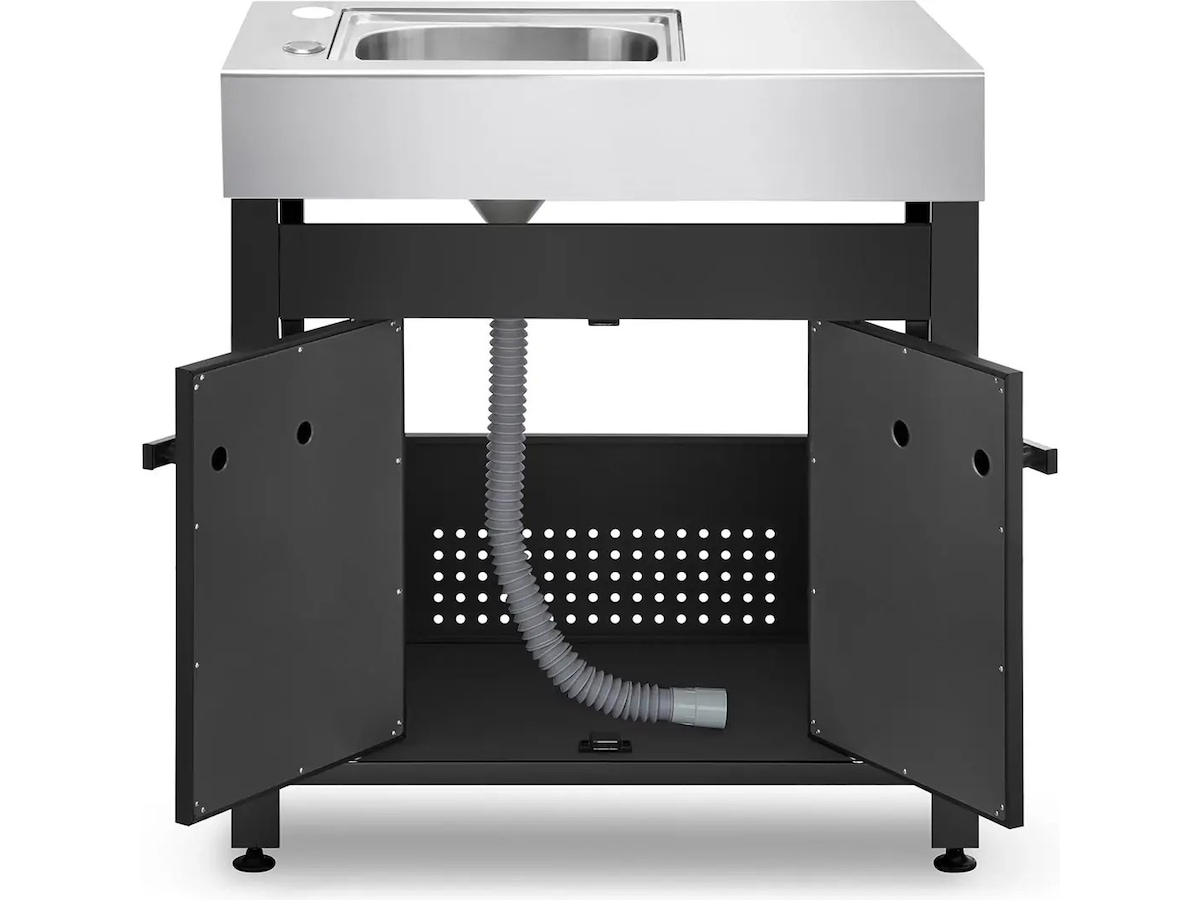 Austin and Barbeque Sidobord med Diskho Utomhusgrillvagnar