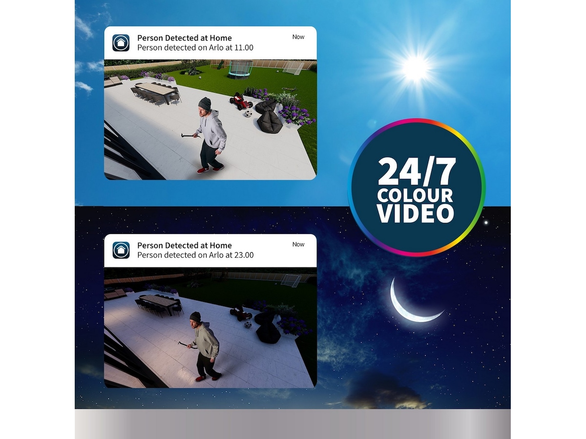 Arlo Pro 3 Floodlight Overvåkningskamera + laddningskabel Övervakningskamera