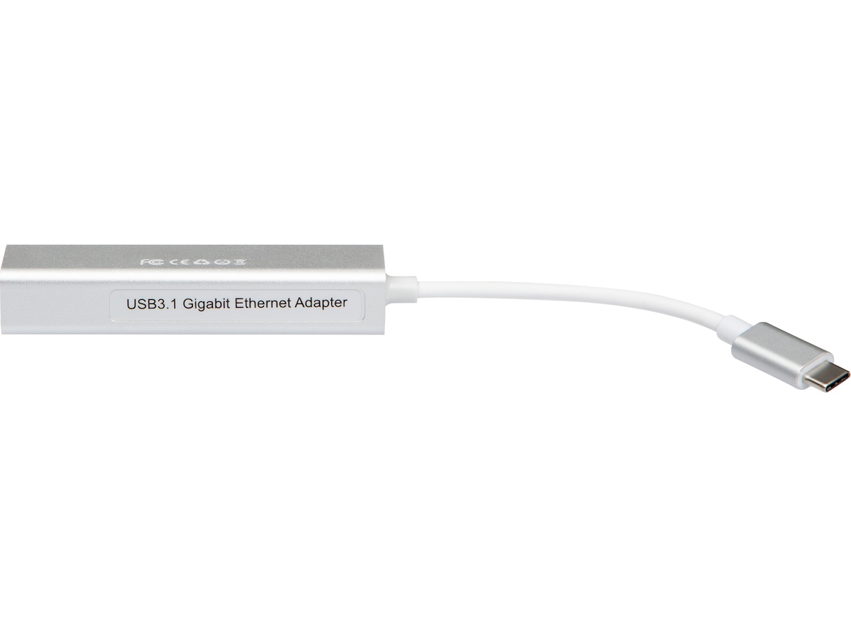 USB-C till 3xUSB-A Adapter 0,3m (vit) USB-kablar