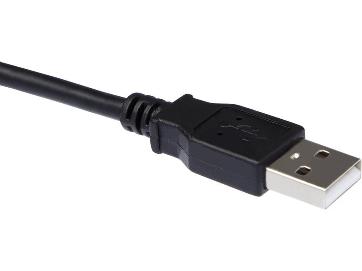 USB-A till USB Micro-B kabel 0,5m (svart) USB-kablar