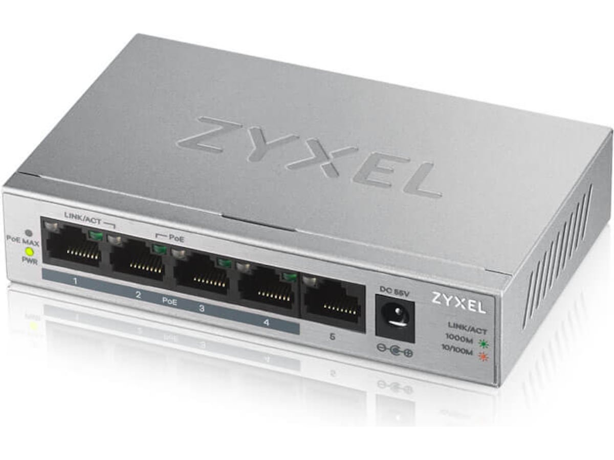 Zyxel GS1005HP PoE+ Switch Switchar