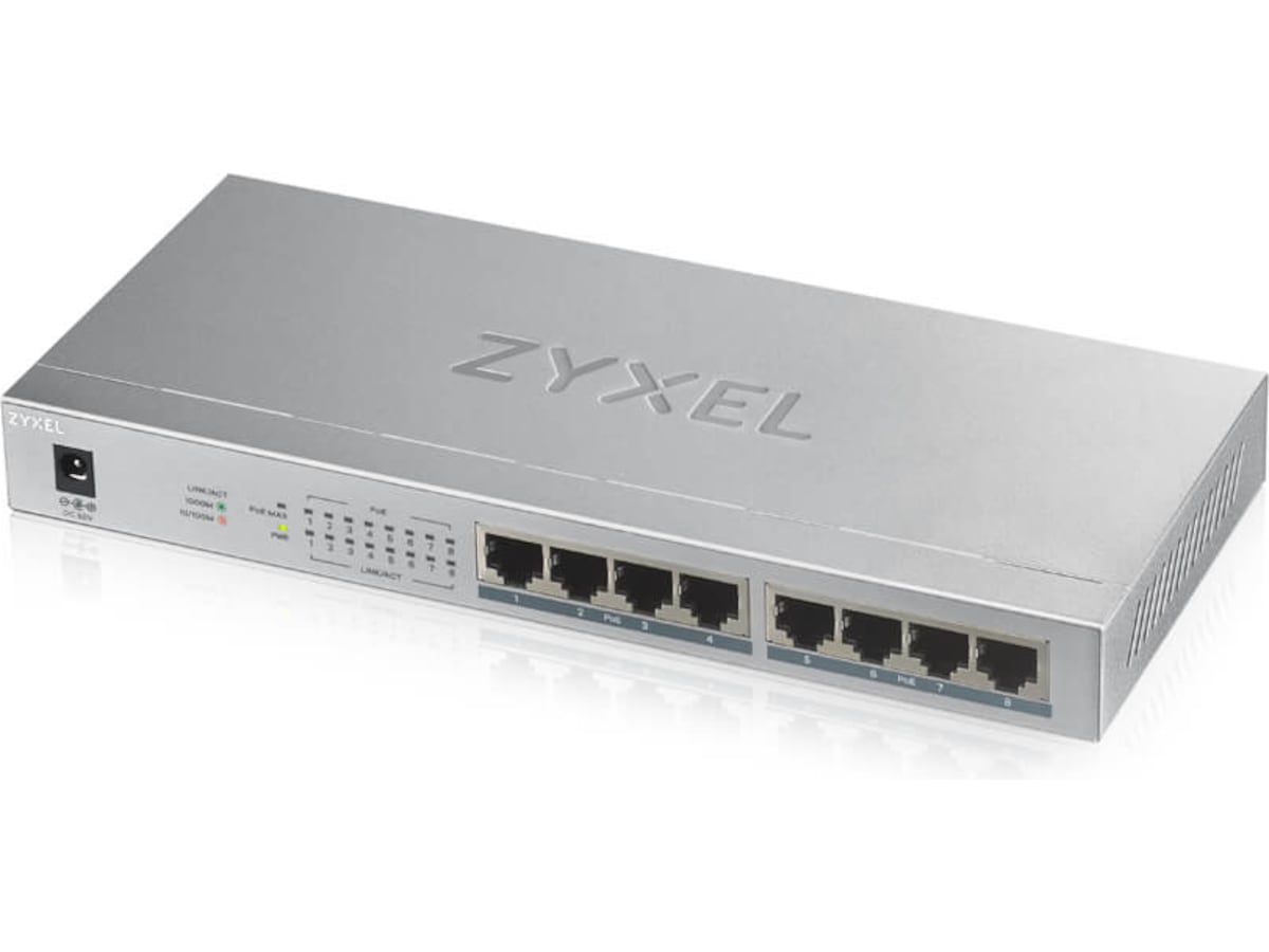Zyxel GS1008HP PoE+ Switch Switchar