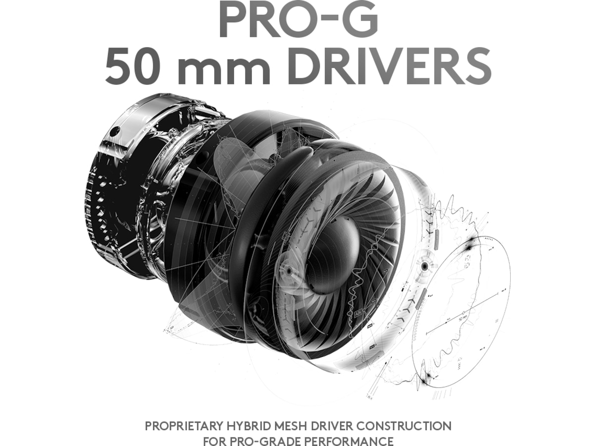 Logitech G Pro X Gamingheadset (svart) Gamingheadset