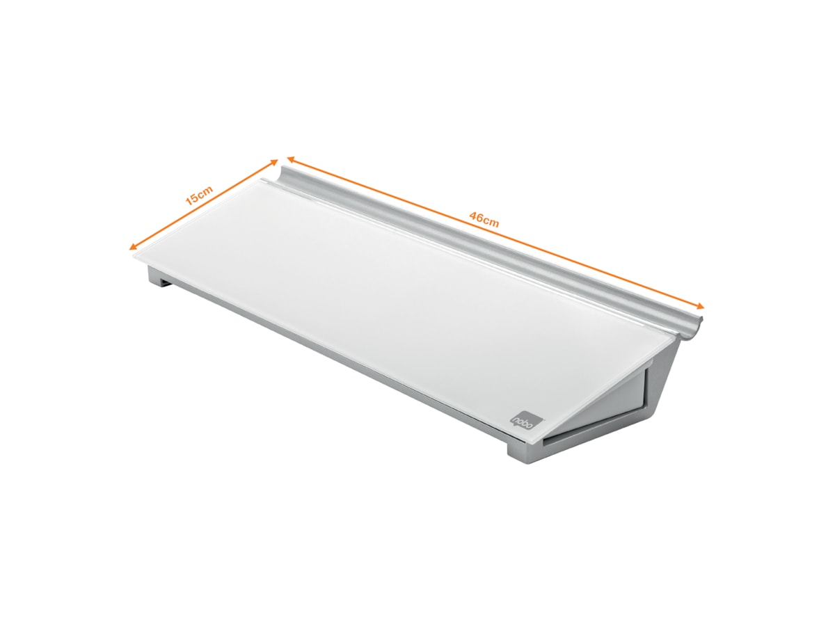 Nobo Memotavla, liggande, ljusande vit Whiteboards