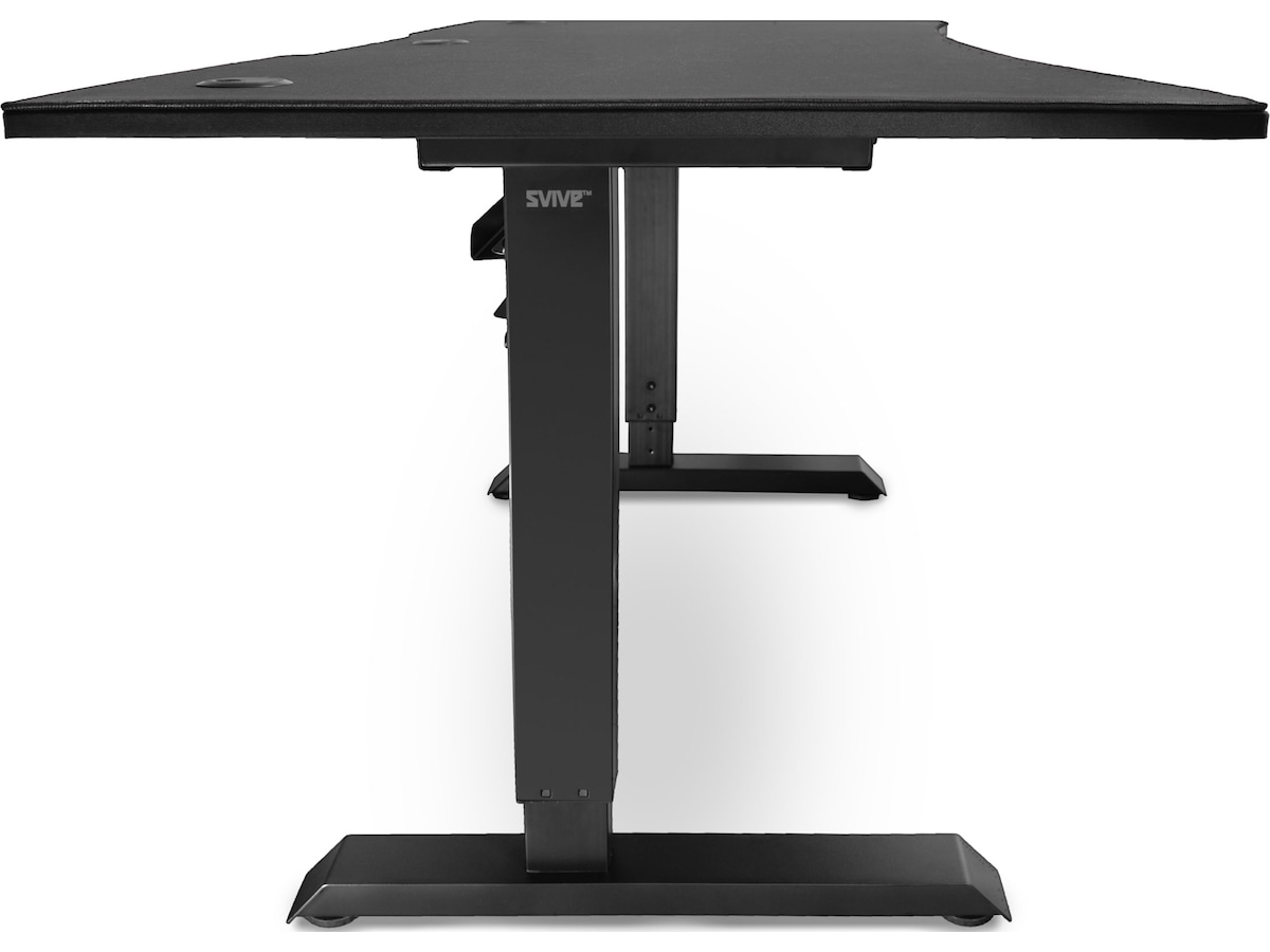 Svive Altair Gaming Desk matt svart med svarta sömmar Gamingdesk