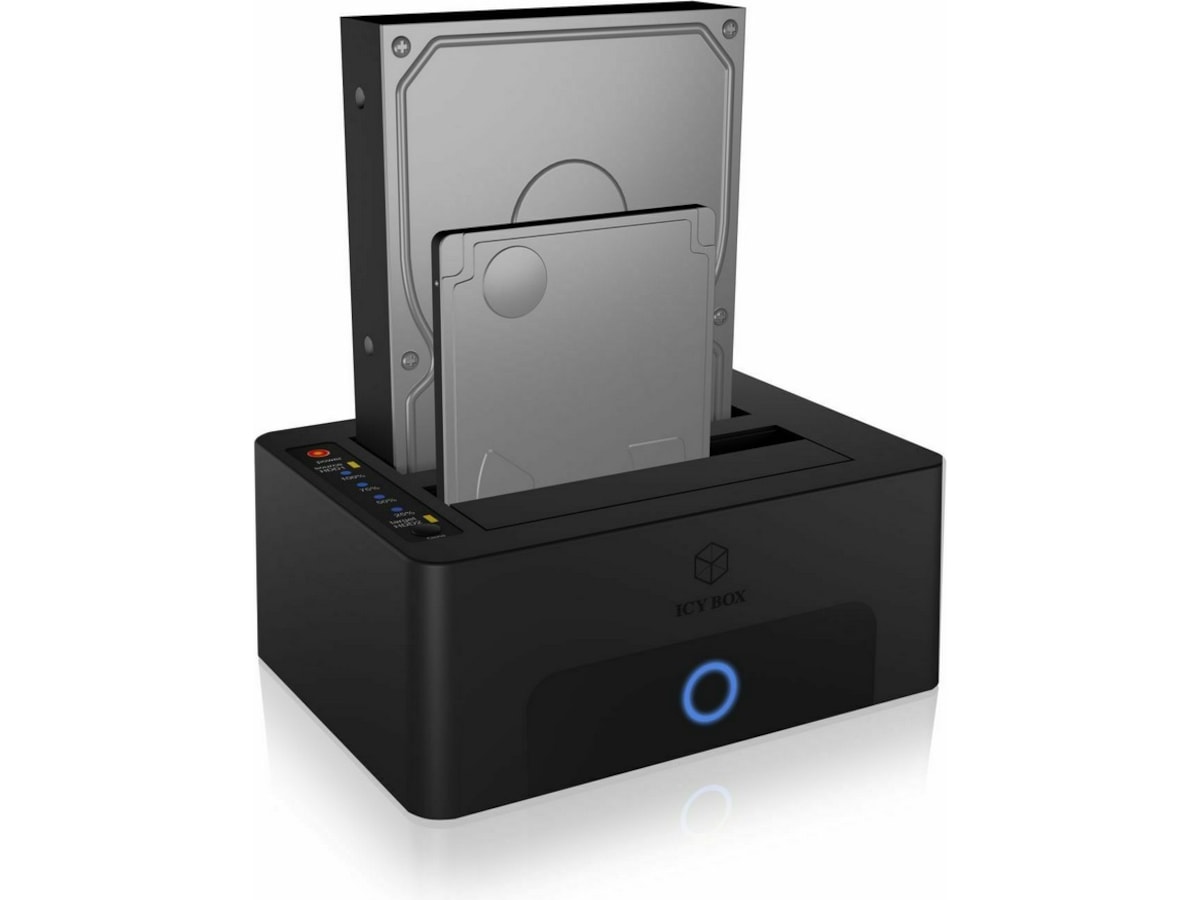 ICY BOX 2-bay Docking for 2.5” or 3.5” SATA Dockningsstationer