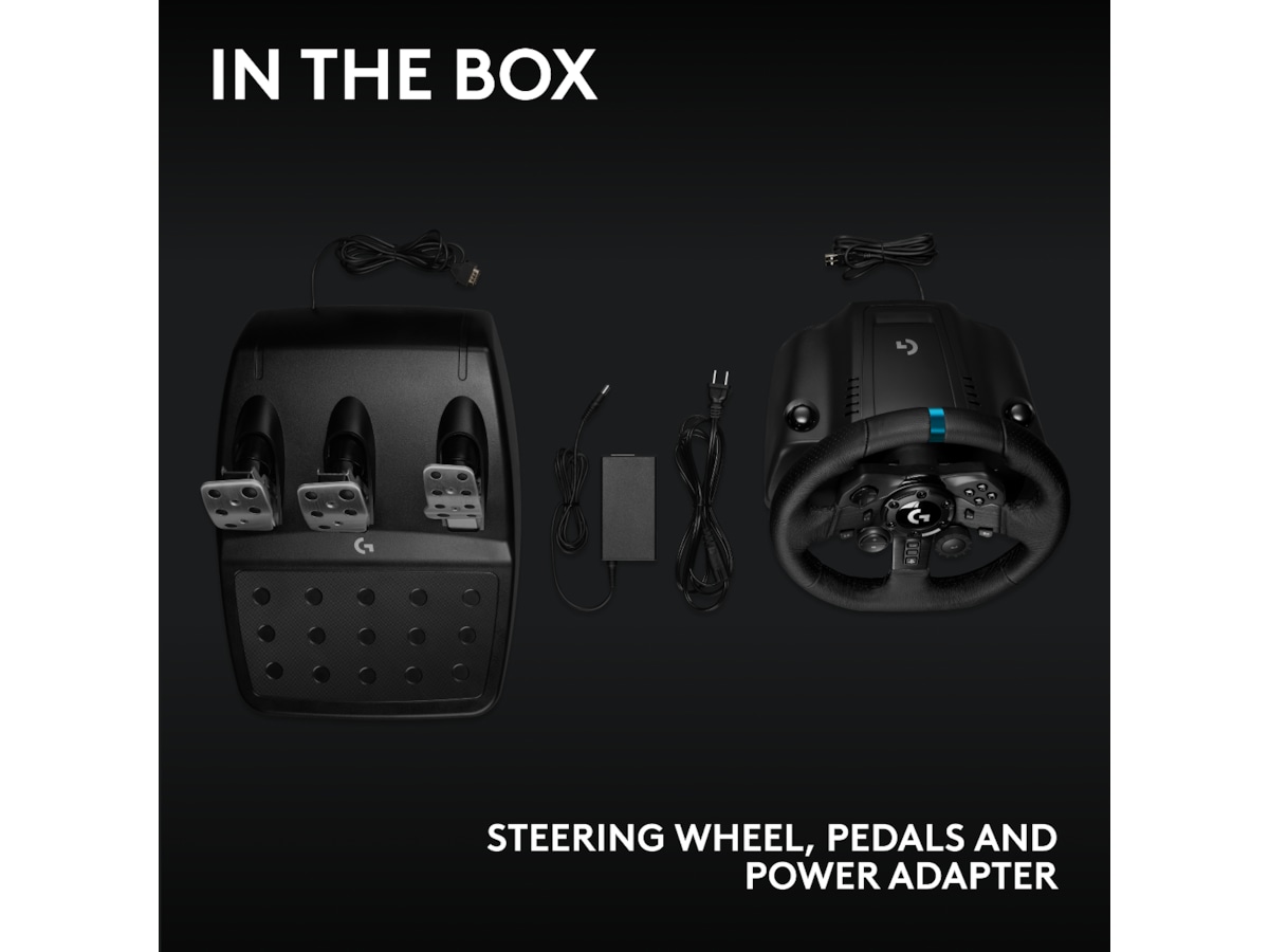 Logitech G923 Driving Force Racing PS4/PS5/PC Ratt och pedaler