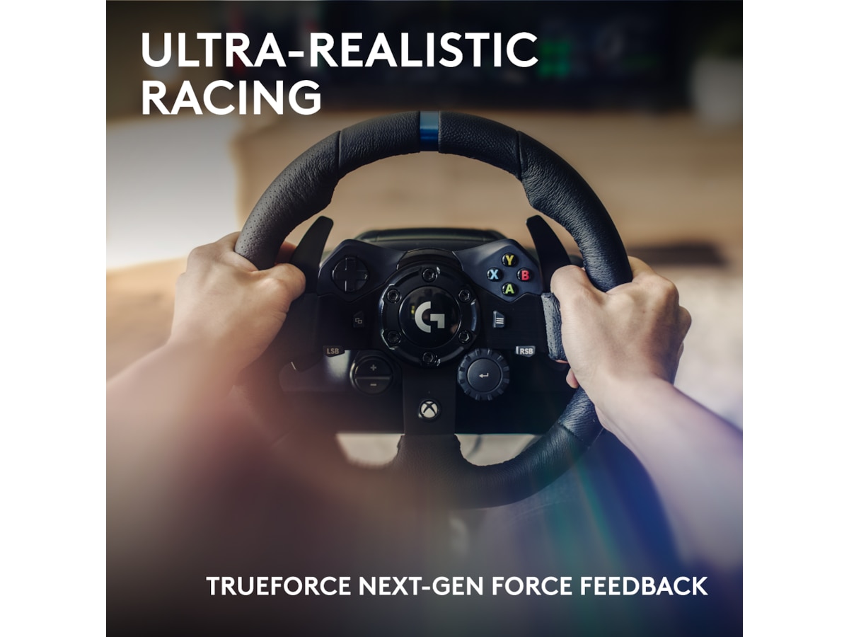 Logitech G923 Driving Force Racing XBX/XBS/XB1 Ratt och pedaler
