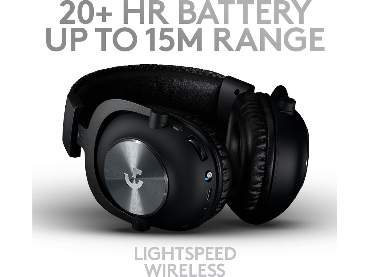 Logitech PRO X LIGHTSPEED Trådlöst Gaming Headset (svart) Gamingheadset