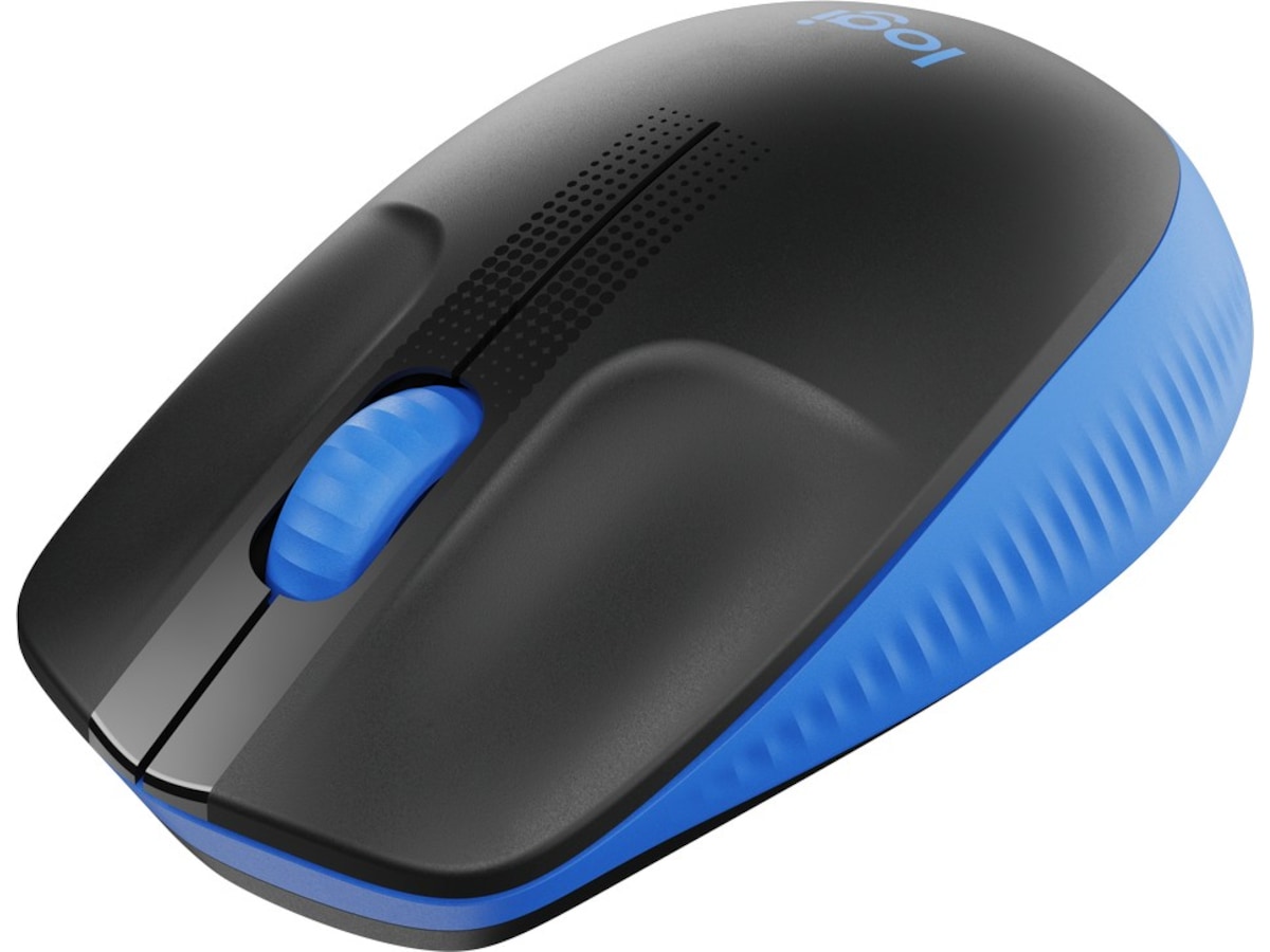 Logitech M190 Normalstor trådlös mus blå Mus