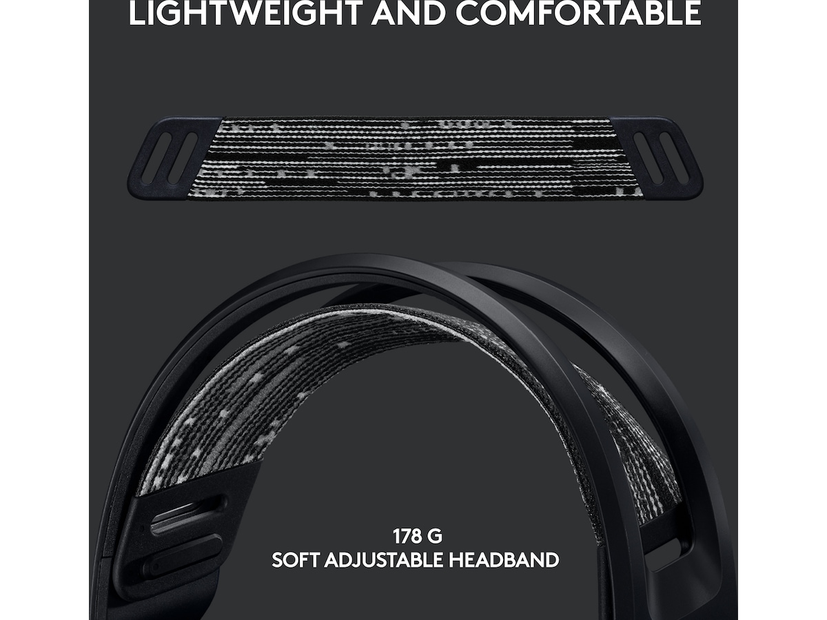 Logitech G733 LIGHTSPEED Trådlöst Gaming Headset (svart) Gamingheadset