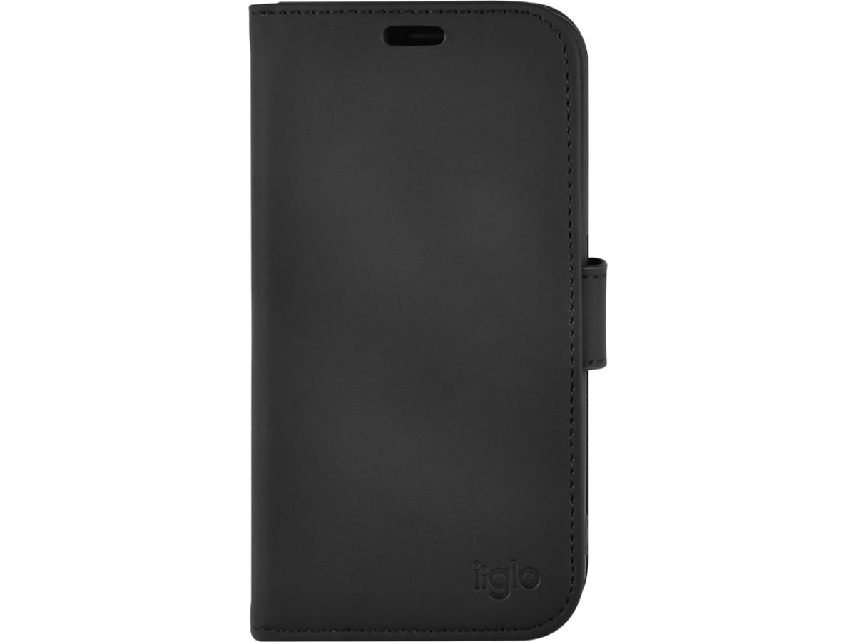 iiglo iPhone 12 / 12 Pro Plånboksfodral (svart) Mobilskal