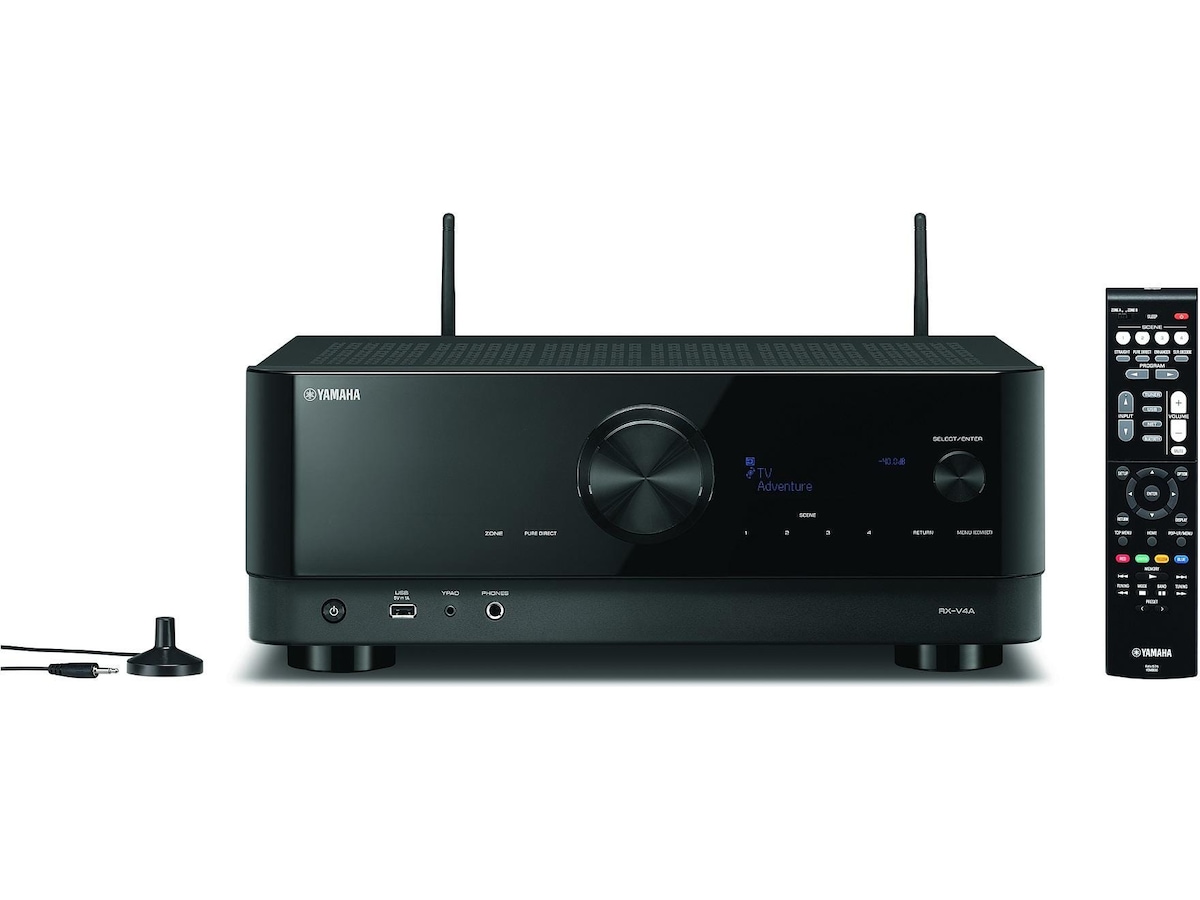 Yamaha RX-V4A receiver (svart) Receiver